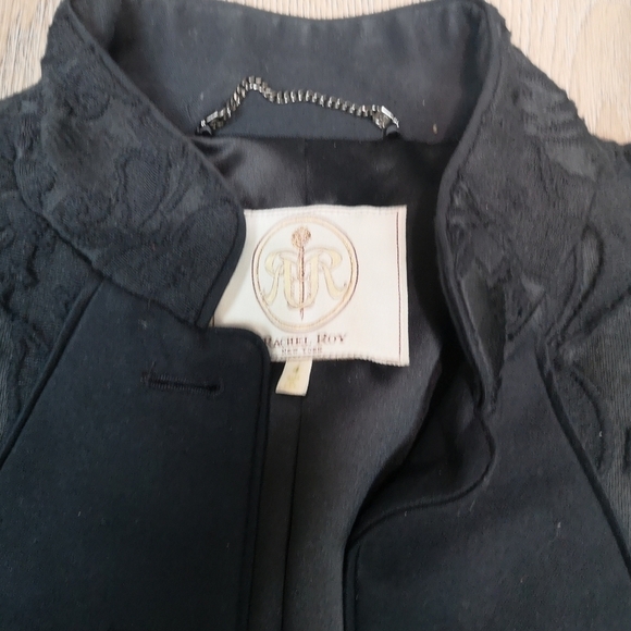 EMBRACE Victorian Elegance with Vintage Rachel Roy Black Jacket | TheStyleMinr - Picture 3 of 6